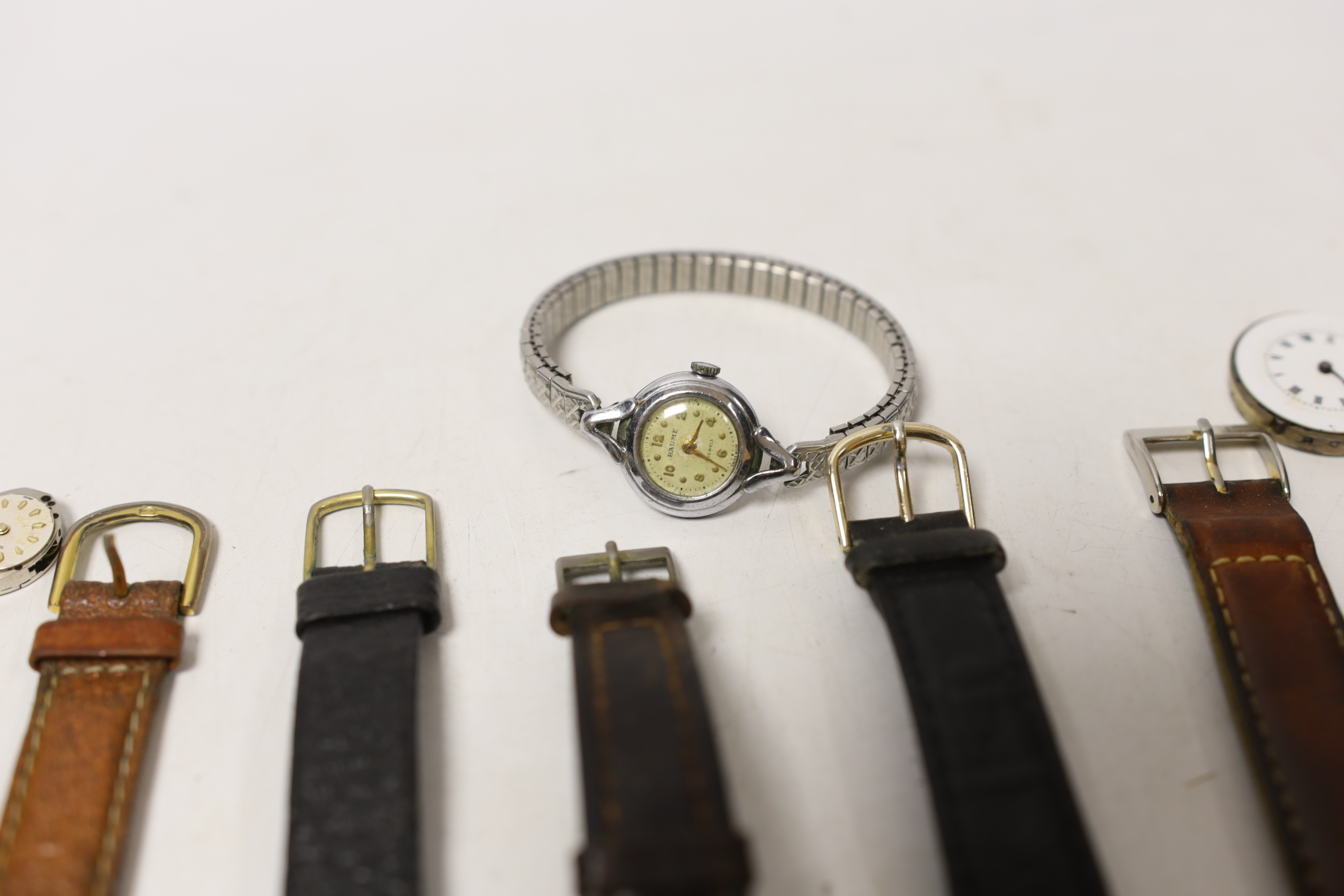 A collection of lady's and gentleman's assorted wrist watches, including Ceres and gold plated Elgin.